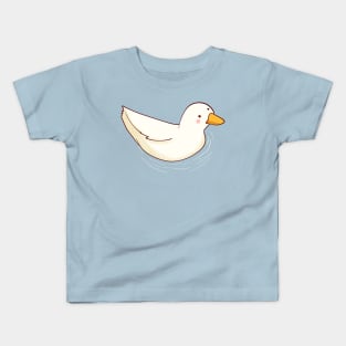 Duck swimming Kids T-Shirt